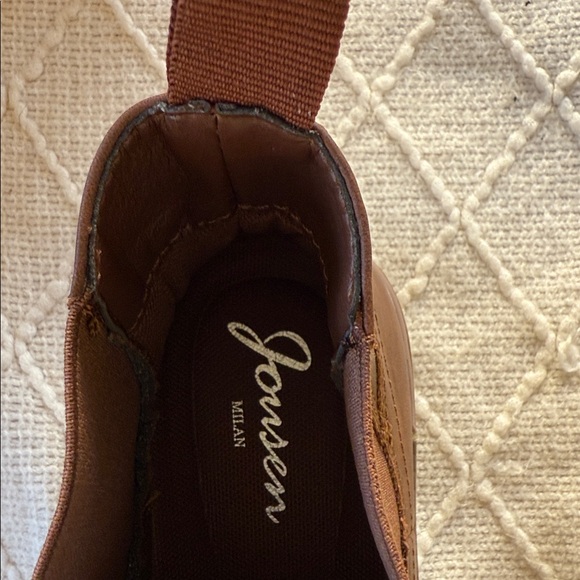 Men's Brown Leather Ankle Boots - Picture 3 of 6